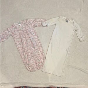 Floral and Cream Kids Pajama Set Beaufort bonnet